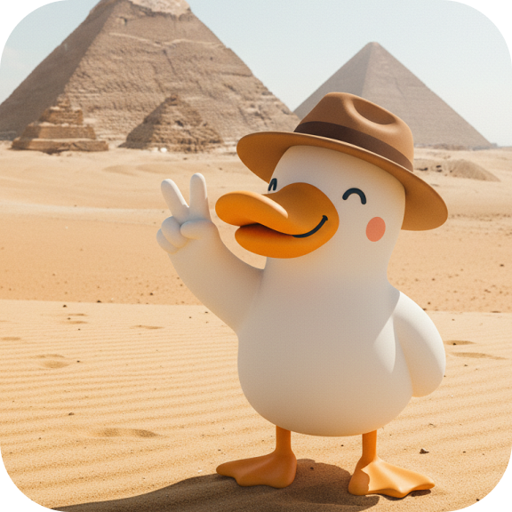 Flappy traveling in Egypt
