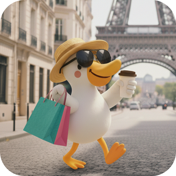 Flappy traveling in Paris